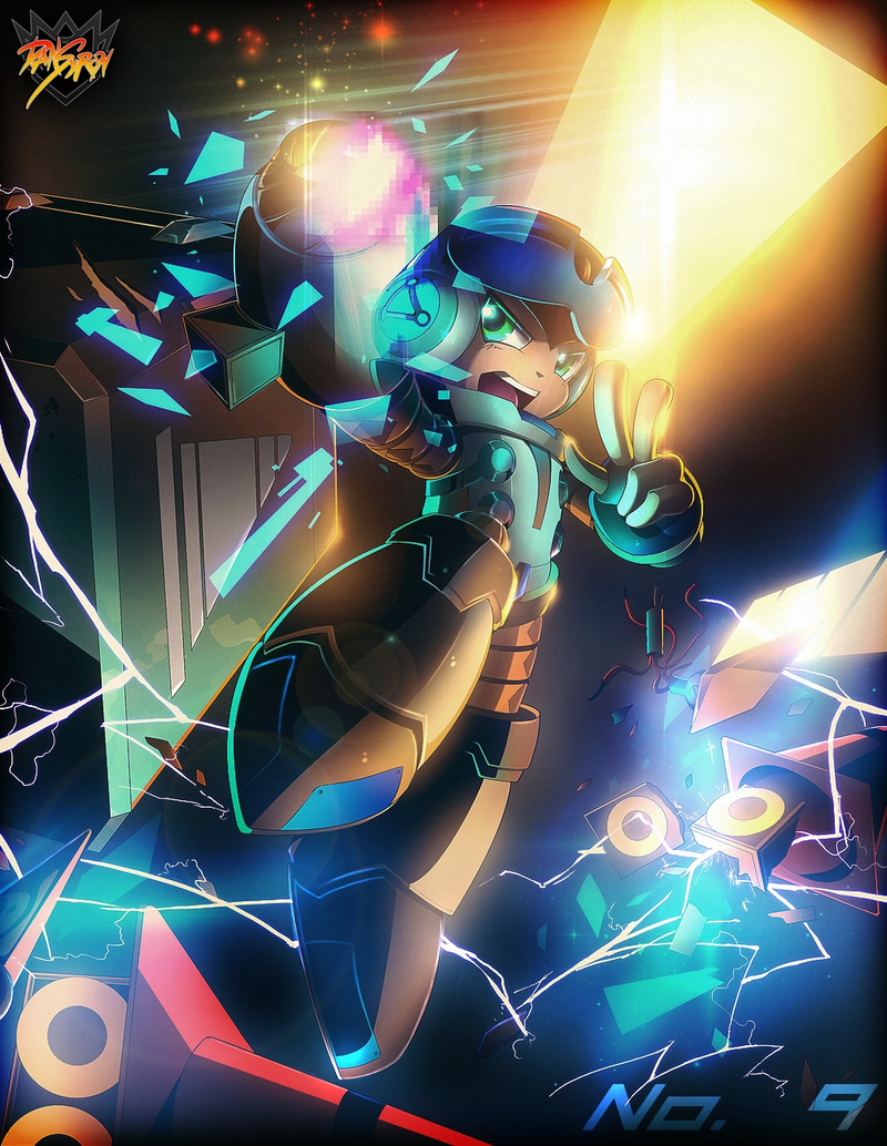 Illustration for article titled Of Course Mega Man's Spiritual Successor Already Has Cool Fan Art